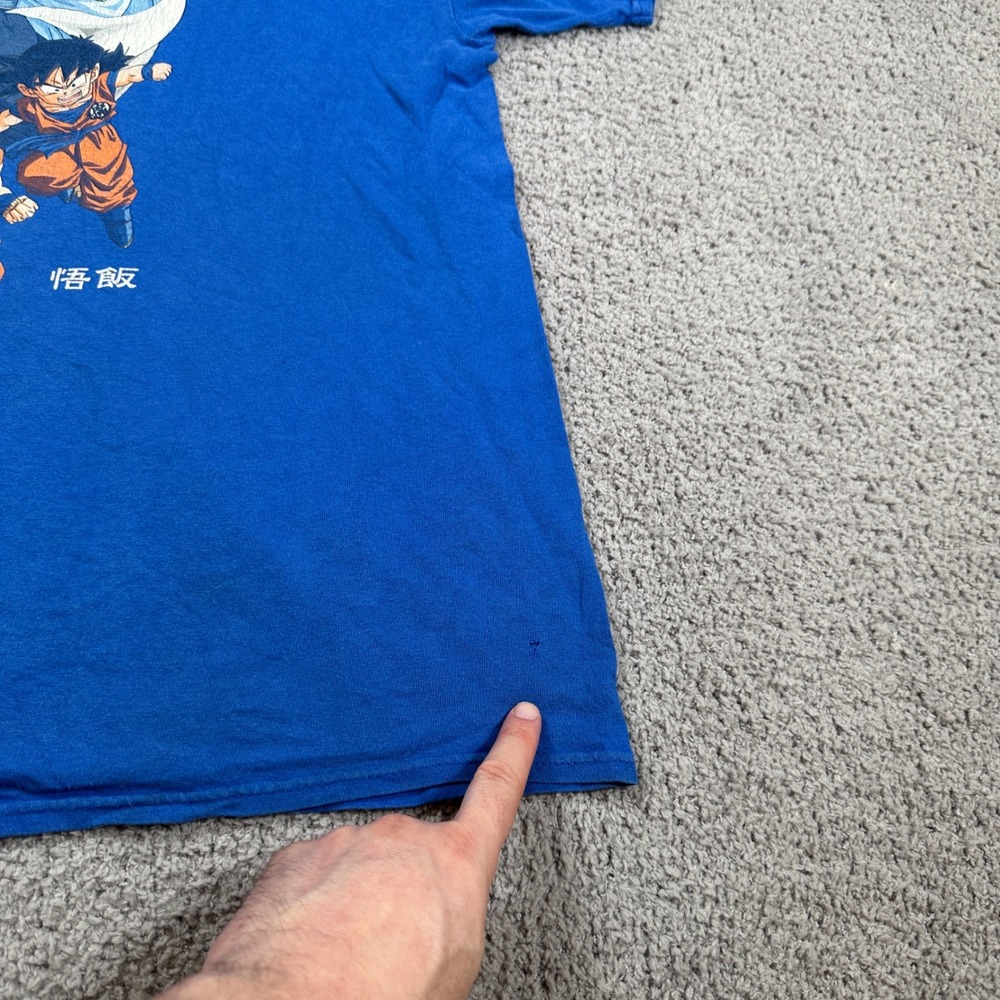 Dragon Ball Z T Shirt Mens Blue Anime Manga Goku Vegeta Piccolo Gohan Krillin - Picture 6 of 8